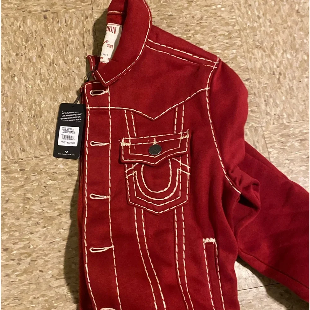True Religion | Jeans | Exclusive Red Double Stitch True Religion 